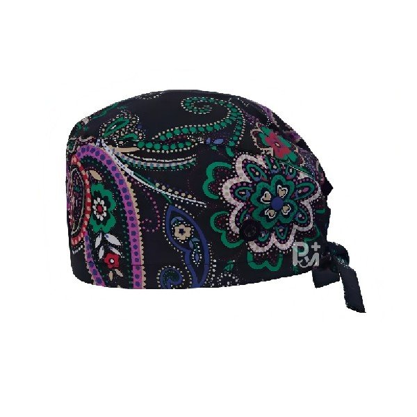 Floral Printed 100% Cotton Scrub Cap | Hospital-Grade for Healthcare Teams