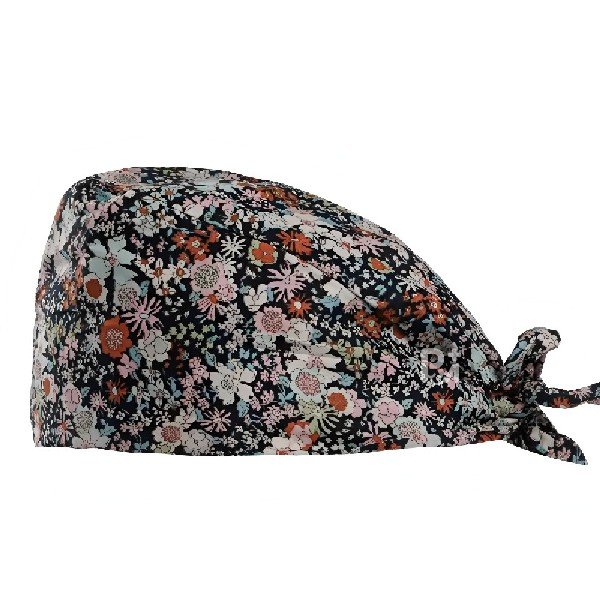 Floral Printed 100% Cotton Scrub Cap | Hospital-Grade for Healthcare Teams