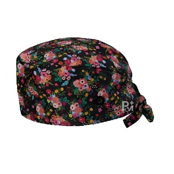 Floral Printed 100% Cotton Scrub Cap | Hospital-Grade for Healthcare Teams