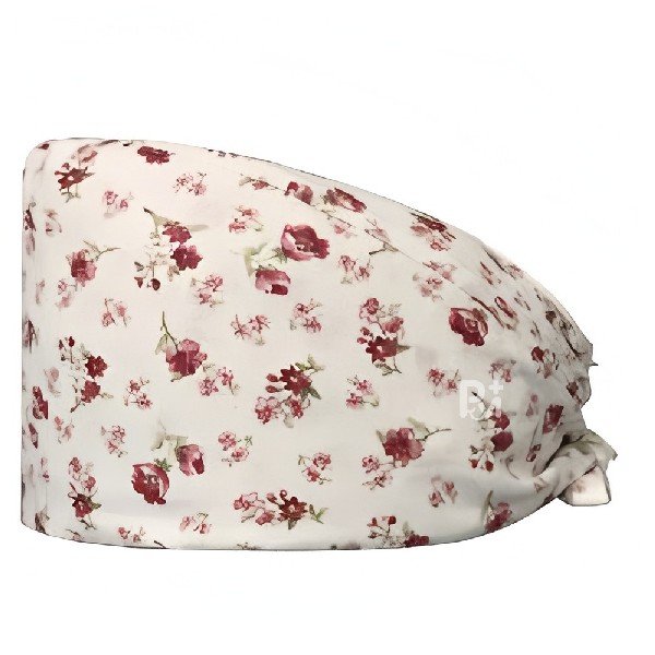 Floral Printed 100% Cotton Scrub Cap | Hospital-Grade for Healthcare Teams