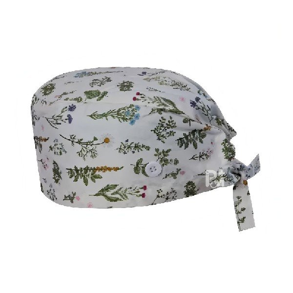 Floral Printed 100% Cotton Scrub Cap | Hospital-Grade for Healthcare Teams