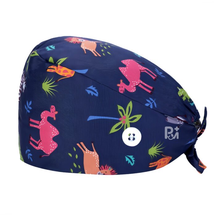 print-tie back-scrub-cap 5