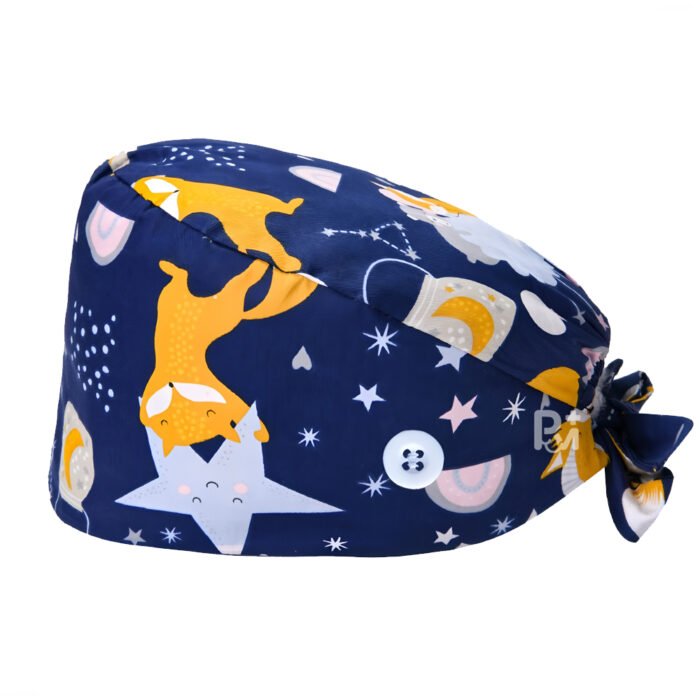 print-tie back-scrub-cap 8