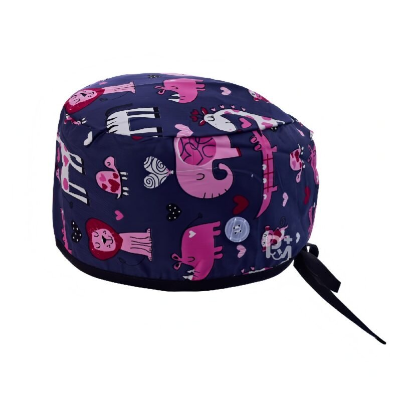 Classic Scrub Caps Cartoon – Feminine Professional Comfort for Healthcare Staff