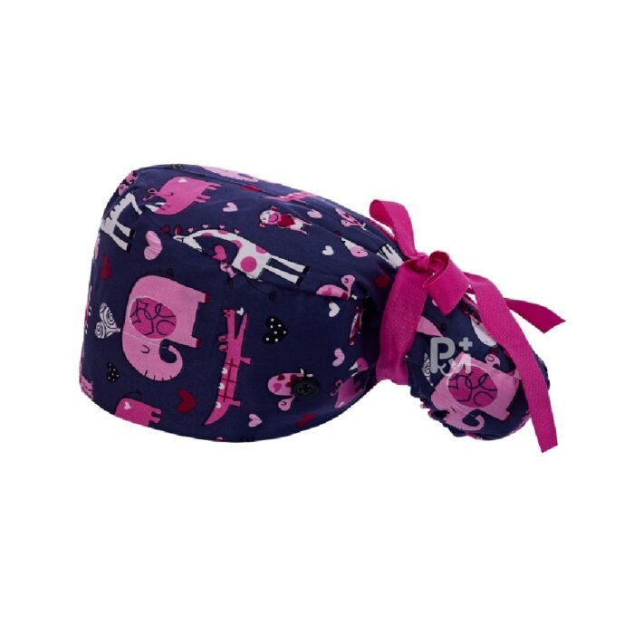 Elephant-patterned- ponytail -cap 1