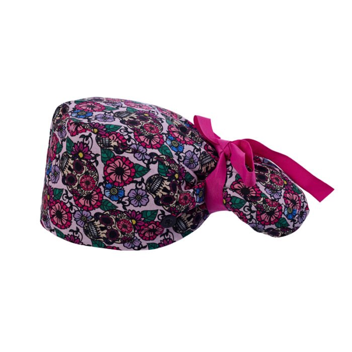 Floral-ponytail cap 10