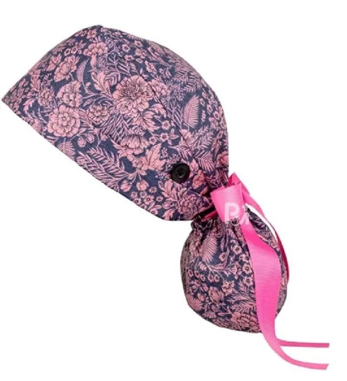 Floral-ponytail cap 6