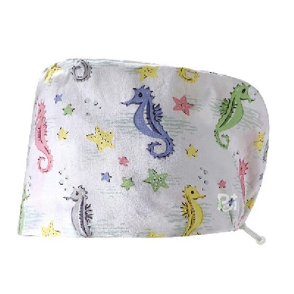 Scrub Caps Gourd Elastic Cartoon – Feminine Professional Comfort for Healthcare Staff