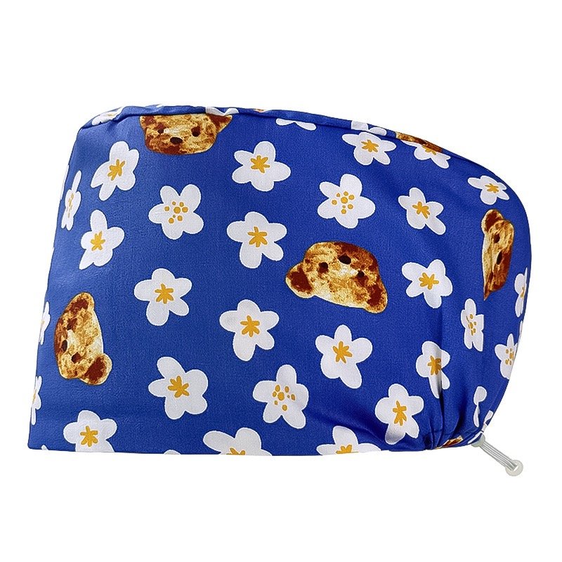 Scrub Caps Gourd Elastic Cartoon – Feminine Professional Comfort for Healthcare Staff