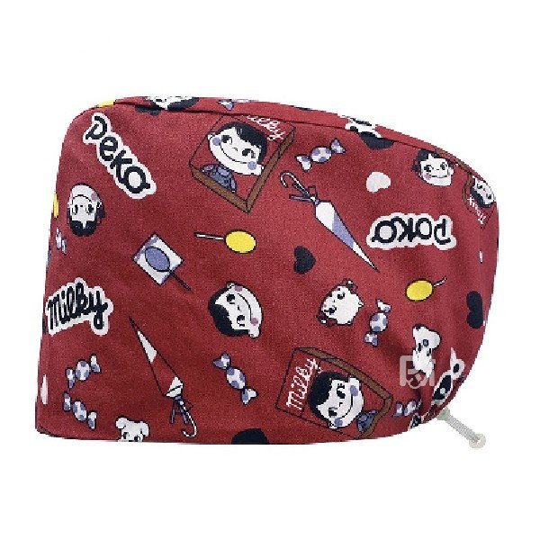 Scrub Caps Gourd Elastic Cartoon – Feminine Professional Comfort for Healthcare Staff