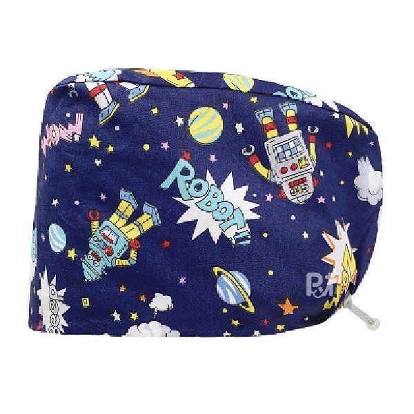 Scrub Caps Gourd Elastic Cartoon – Feminine Professional Comfort for Healthcare Staff