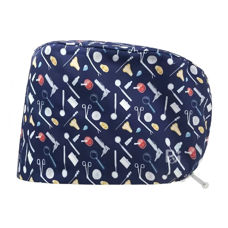 Scrub Caps Gourd Elastic Medical Themed – Feminine Professional Comfort for Healthcare Staff