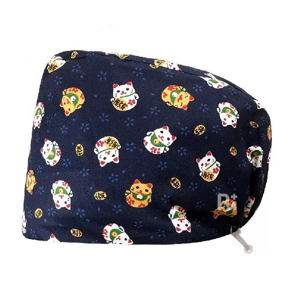 Scrub Caps Gourd Elastic Cartoon – Feminine Professional Comfort for Healthcare Staff