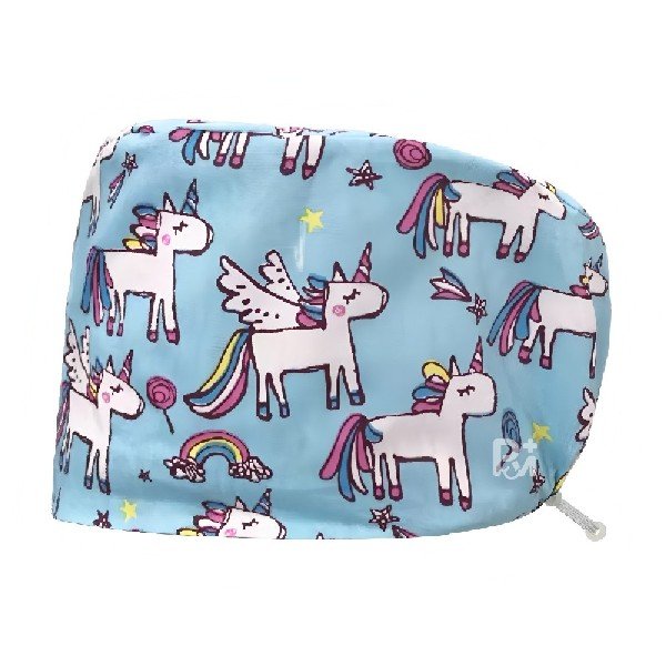 Scrub Caps Gourd Elastic Cartoon – Feminine Professional Comfort for Healthcare Staff