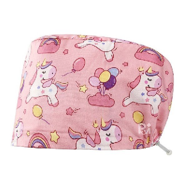 Scrub Caps Gourd Elastic Cartoon – Feminine Professional Comfort for Healthcare Staff