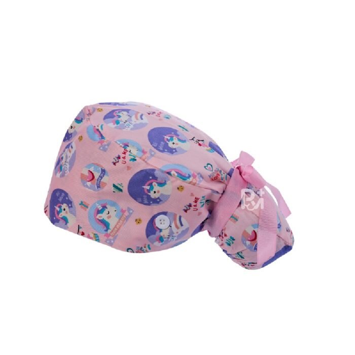 Unicorn-patterned-ponytail-Cap