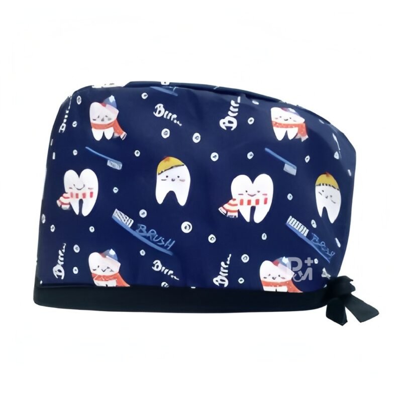 Classic Scrub Caps Medical Themed – Unisex Dentist & Nurse Scrub Cap for Healthcare Staff