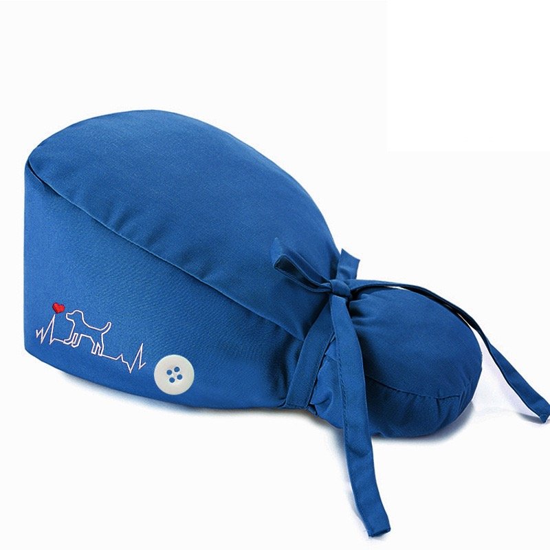 Solid Color Scrub Caps Women Ponytail – Professional Comfort for Healthcare Staff