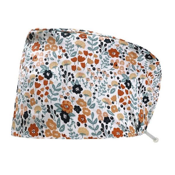 Scrub Caps Gourd Elastic Floral – Feminine Professional Comfort for Healthcare Staff