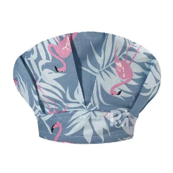 Bouffant Scrub Caps for Women with Buttons & Sweatband