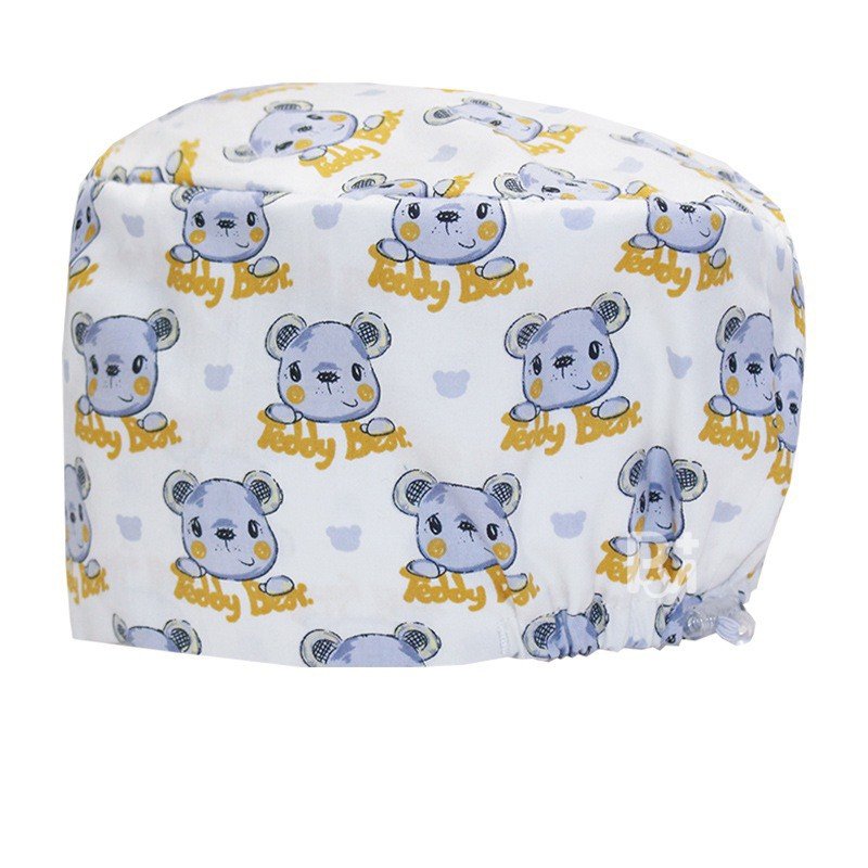 Scrub Caps Gourd Elastic Cartoon – Feminine Professional Comfort for Healthcare Staff