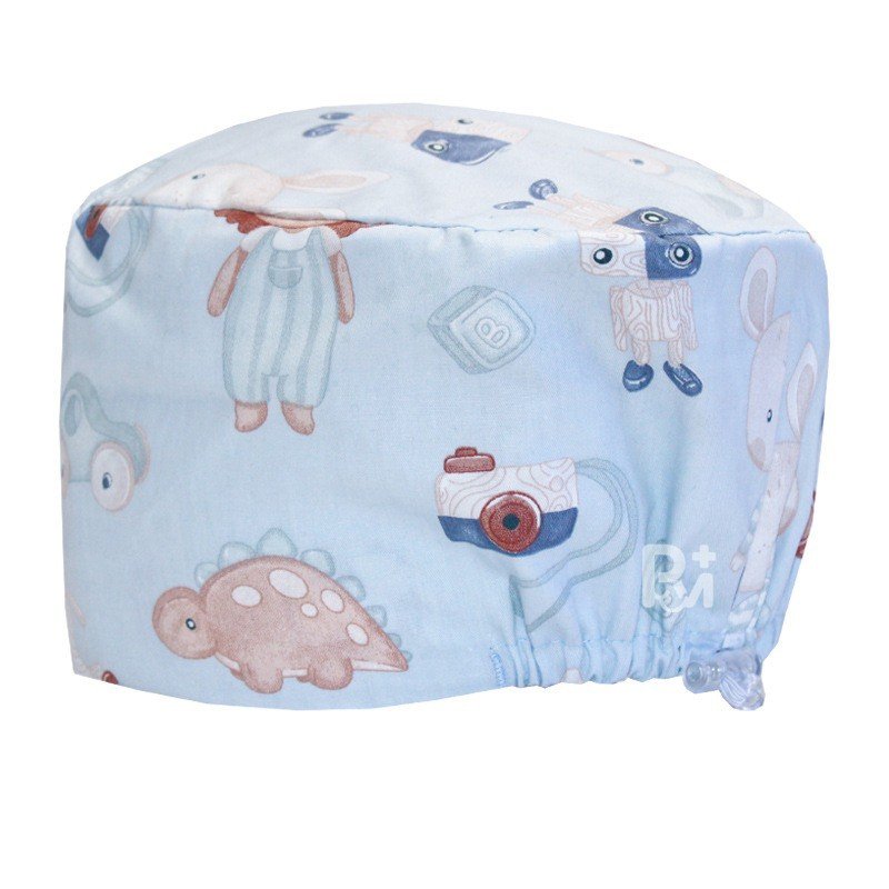Scrub Caps Gourd Elastic Cartoon – Feminine Professional Comfort for Healthcare Staff