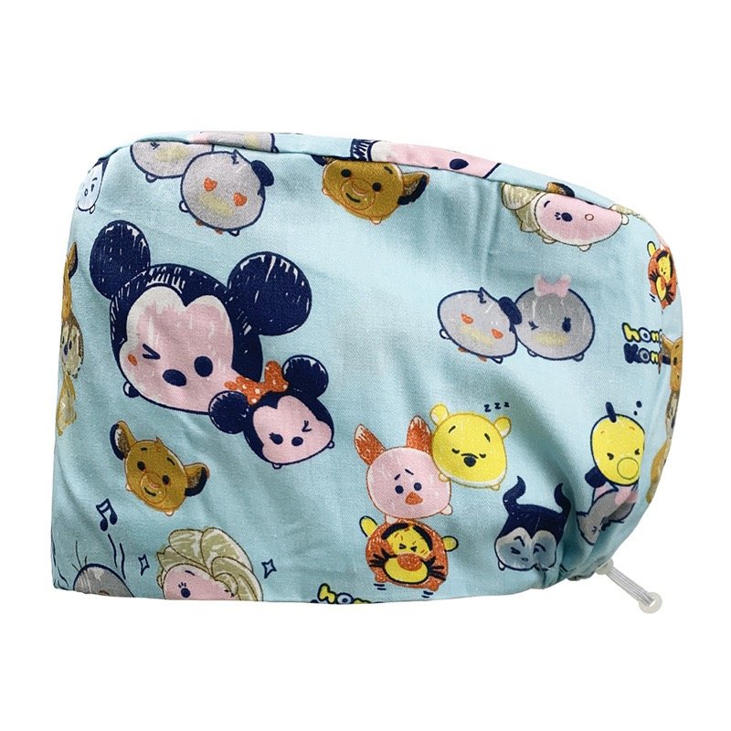 Scrub Caps Gourd Elastic Cartoon – Feminine Professional Comfort for Healthcare Staff