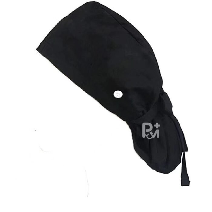 solid-color-scrub caps-ponytail 1