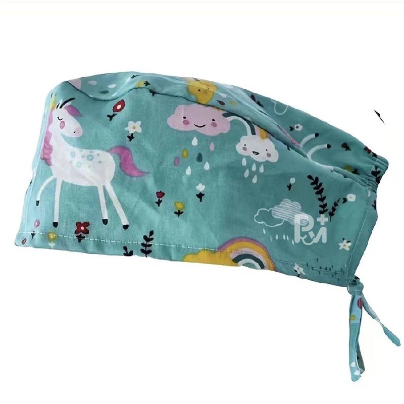 Euro Style Unisex Reusable Scrub Cap animal printed – Bulk Wholesale & Customizable