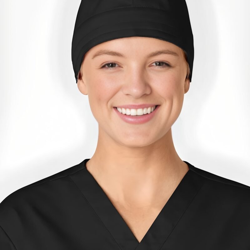 65% polyester/35% cottonEuro Style Unisex Reusable Scrub Cap - Solid Color – Bulk Wholesale & Customizable