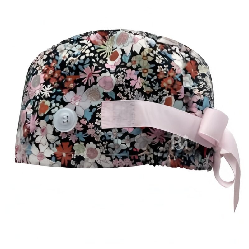 Euro Style Unisex Reusable Scrub Cap flower printed – Bulk Wholesale & Customizable