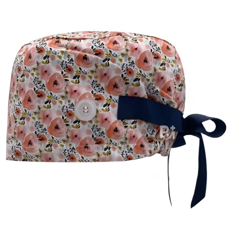 Euro Style Unisex Reusable Scrub Cap flower printed – Bulk Wholesale & Customizable
